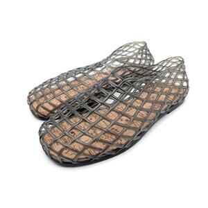 Coconuts by Matisse Marlow Jelly Ballet Flat Women's Black Size US6 EU37